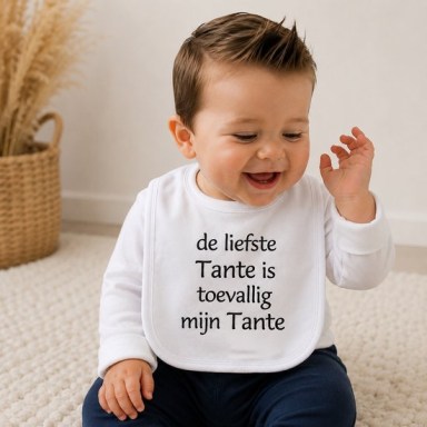 Baby Slabbetje met tekst 
